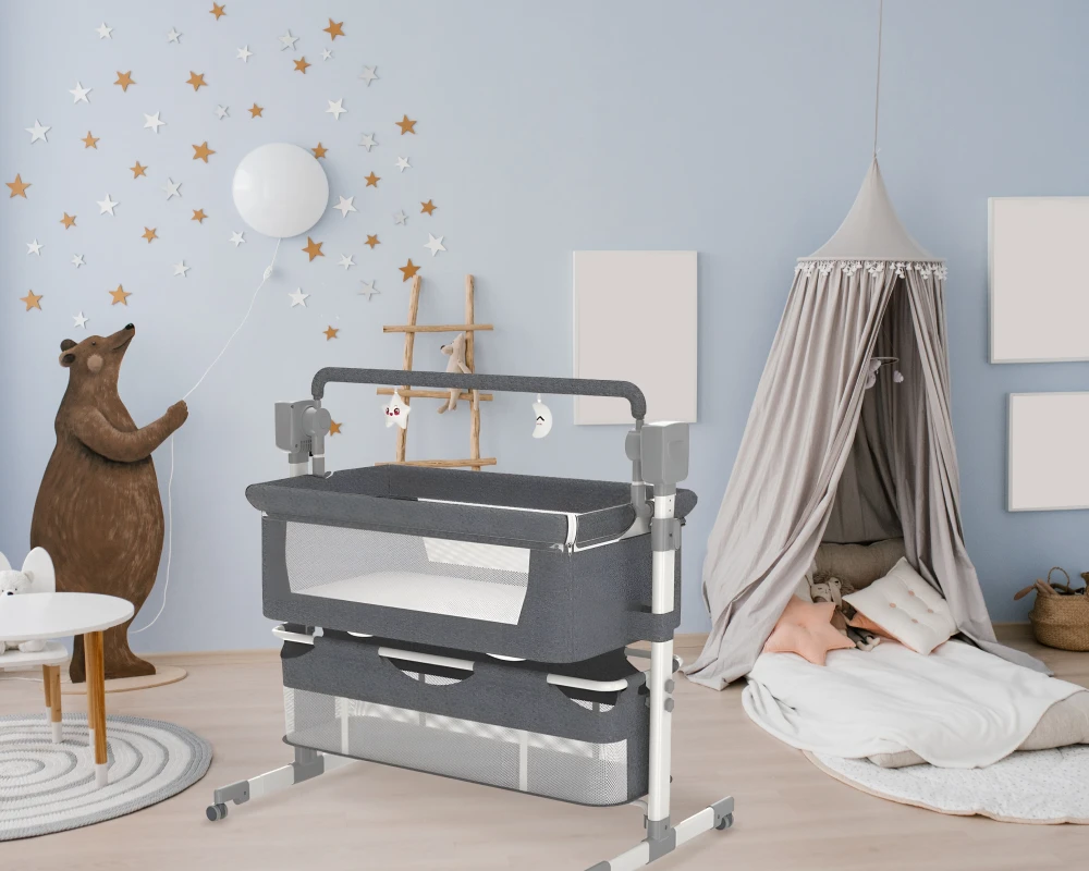 bassinet that moves side to side
