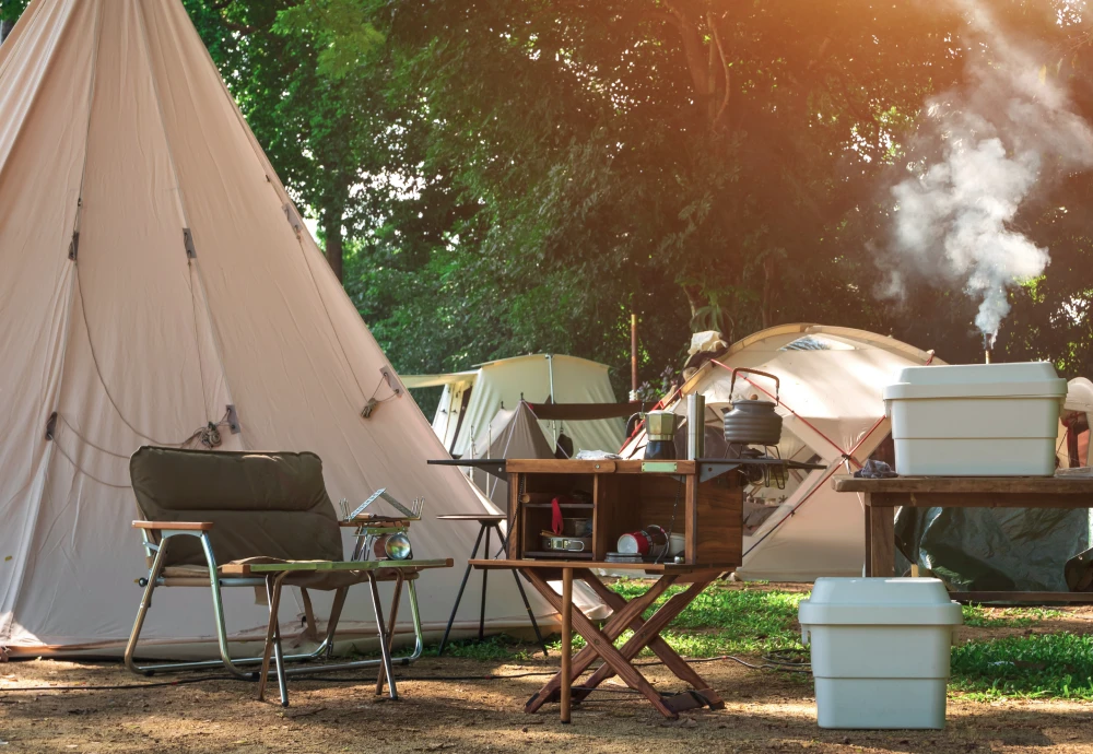 glamping teepee