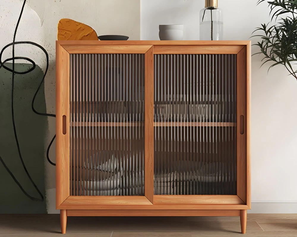 sideboard cabinet with glass doors