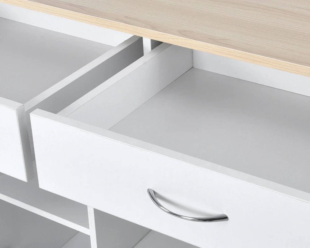 small kitchen island with wheels
