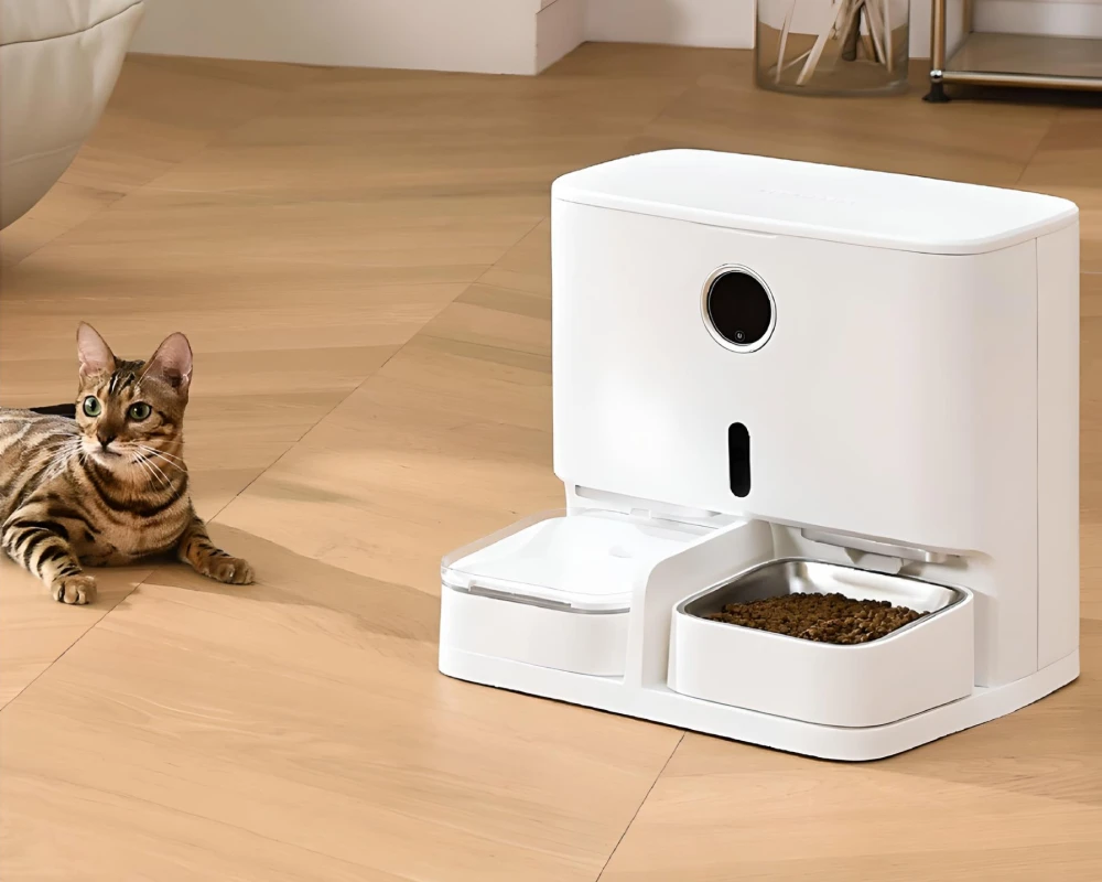 automatic pet feeder multiple cats